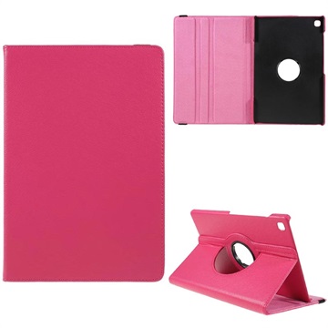 Samsung Galaxy Tab S6 Lite 2020/2022/2024 360 Rotary Folio Case - Hot Pink