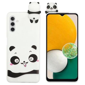 Samsung Galaxy A04s/A13 5G 3D Cartoon TPU Puzdro - Biela Panda