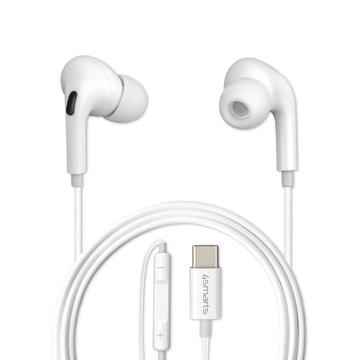 4smarts Melody Digital Basic USB-C Headphones with D/A Converter - White