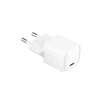 Rýchla sieťová nabíjačka Puro Mini PD USB-C - 20 W - biela