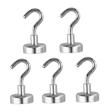 Vysokovýkonné Magnetické Háčiky do Kuchyne - 5 ks. - 12x12x31mm