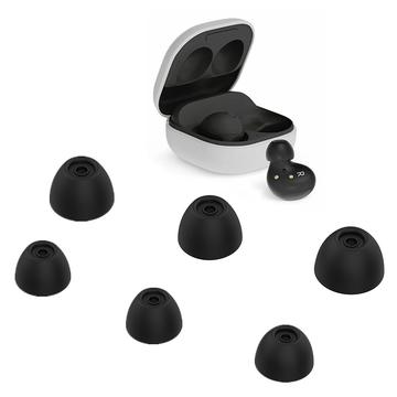 6 ks náhradných koncoviek slúchadiel Mäkký silikónový kryt slúchadiel pre Samsung Galaxy Buds2