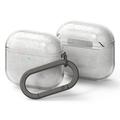 AirPods 4 Ringke Silicone Case - Shockproof Protection - Glitter Clear