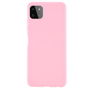 Anti -prsteň matný samsung galaxy A22 5G, Galaxy F42 5G TPU Case - Pink