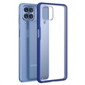 Anti -Shock Samsung Galaxy M53 Hybrid Case - Blue / Clear