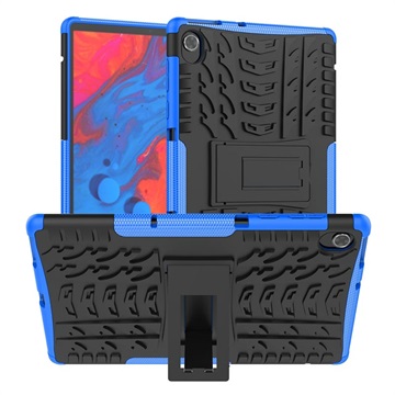 Lenovo Tab K10 Anti -Slip Hybrid Case s Kickstandom - Black / Blu