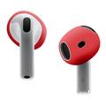 Anti-Slip Silicone Earbuds Cover for AirPods 4 - Red