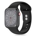 Apple Watch Series 10/9/8/7/6/SE Tech-Protect Silicone Strap - 40mm/41mm/42mm - Black