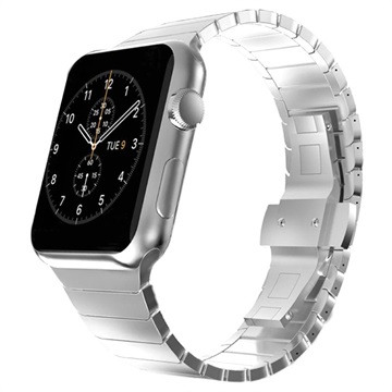 Apple Watch Series 7 z nehrdzavejúcej ocele - 41 mm - striebro