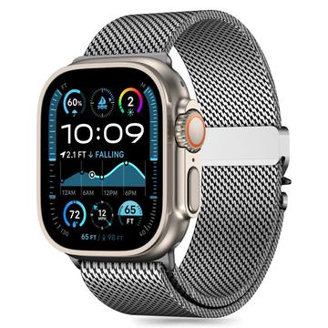 Apple Watch Series Ultra 2/Ultra/10/9/8/7/6/SE (2022)/SE Tech-Protect Milan Strap - 49mm/46mm/45mm/44mm - Silver