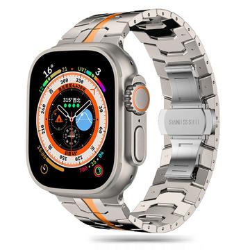 Apple Watch Series Ultra 2/Ultra/9/8/SE (2022)/7/SE/6/5/4/3/2/1 Tech-Protect Stainless Steel Line Strap - 49mm/45mm/44mm/42mm