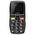 Artfone C1 Senior Phone with SOS - Dual SIM (Bulk) - Black / Grey