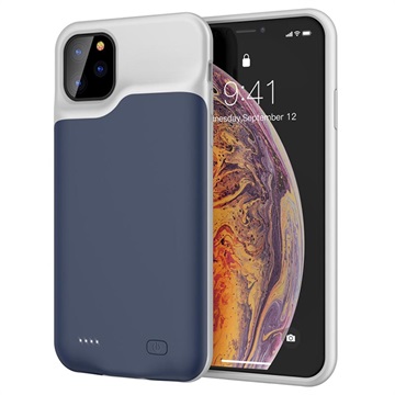 Zálohovacia batéria iPhone 11 Pro - 5200 mAh - tmavo modrá / šedá