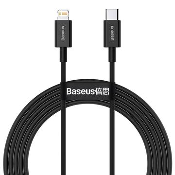 Kábel USB-C / Lightning radu Baseus Superior - 2m, 20W - Čierna