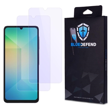 Samsung Galaxy A06 BlueDefend Anti-Blue Light Tempered Glass Screen Protector - 2 Pcs.