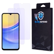 Samsung Galaxy A15 BlueDefend Anti-Blue Light Tempered Glass Screen Protector - 2 Pcs.