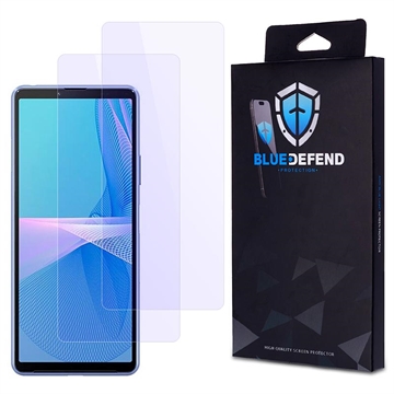 Sony Xperia 10 III BlueDefend Anti-Blue Light Tempered Glass Screen Protector - 2 Pcs.