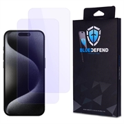 iPhone 15 Pro BlueDefend Anti-Blue Light Tempered Glass Screen Protector - 2 Pcs.