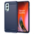 OnePlus Nord 2 5G Brushed TPU puzdro - uhlíkové vlákno