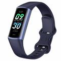 C68 1.1" Smart Bracelet Slim Fitness Watch with Heart Rate Health Monitoring - Blue