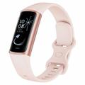 C68 1.1" Smart Bracelet Slim Fitness Watch with Heart Rate Health Monitoring - Gold / Pink