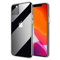 iPhone 11 Pro TPU puzdro s 2x chráneným skleneným skleneným obrazovkou - čistá