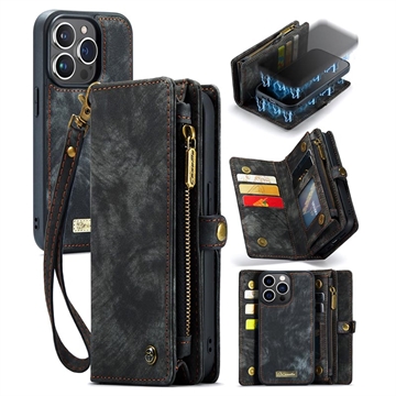 iPhone 15 Pro Caseme 2-in-1 Multifunctional Wallet Case