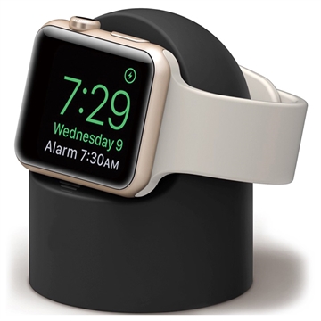  Apple Watch Series Ultra/8/SE (2022)/7/SE/6/5/4/3/2/1 Nabíjací Stojan - Čierny