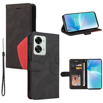 Bi -Color Series Realme GT Explorer Master Wallet Case - Black