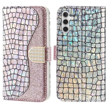 Croco Bling Series Samsung Galaxy A34 5G Puzdro do Peňaženky