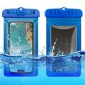 Double Lock Universal Waterproof Case - 6.5", IPX8 - Dark Blue