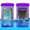 Double Lock Universal Waterproof Case - 6.5", IPX8 - Purple