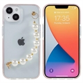 Dual-Color Series iPhone 14 Plus TPU Puzdro - Perlový Remienok