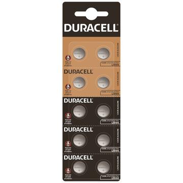 Duracell Mini G13/LR44 Coin Cell Battery - 10 Pcs.