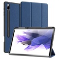 Dux Ducis Domo Samsung Galaxy Tab S7+/S8+ Tri-Fold Folio Case (Open Box - Excellent) - Blue