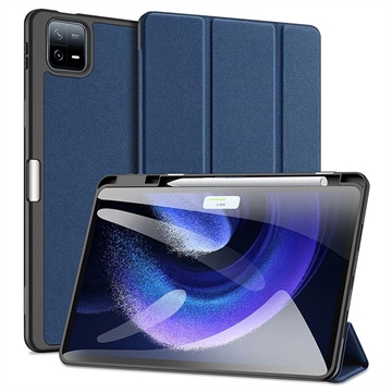 Dux Ducis Domo Xiaomi Pad 6/Pad 6 Pro Tri-Fold Puzdro Smart Folio - Modrá