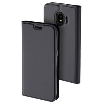 Séria Dux Ducis Skin Pro Series Samsung Galaxy J4 Flip Case (Otvorená krabica - Výborná) - tmavo šedá