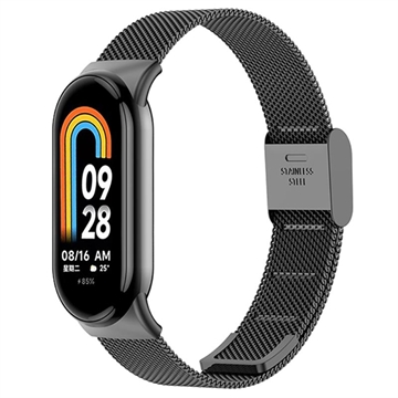 Xiaomi Smart Band 8 Elegantný Sieťovaný Remienok z Nehrdzavejúcej Ocele