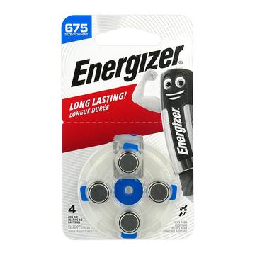 Energizer 675/PR44 Hearing Aid Batteries - 4 Pcs.