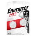 Energizer Mini CR2450 Coin Cell Battery 3V - 2 Pcs.