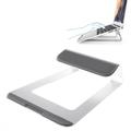 Ergonomic Aluminum Alloy Laptop Stand / Holder - Silver