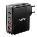 Essager ES-CD37 100W Quick Charger - EU Plug - Black