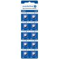 EverActive AG0 LR521/LR63 Alkaline Button Cell Batteries - 10 Pcs.