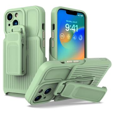 Hybridné Puzdro iPhone 14 Plus s Klipom Pásu Séria Explorer