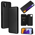 Samsung Galaxy A22 5G, Galaxy F42 5G Flip Case - Carbon Fiber