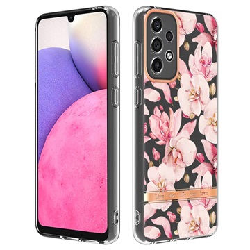 Kvetinová séria Samsung Galaxy A33 5G TPU Case - Pink Gardenia