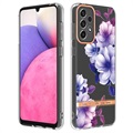 Kvetinová séria Samsung Galaxy A33 5G TPU Case - Purple Begonia