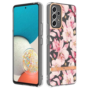 Kvetinová séria Samsung Galaxy A53 5G TPU Case - Pink Gardenia