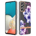 Kvetinová séria Samsung Galaxy A53 5G TPU Case - Purple Begonia