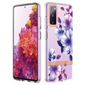 Kvetinová séria Samsung Galaxy S20 Fe TPU Case - Purple Begonia